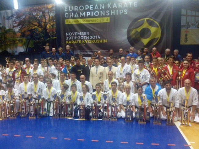 Кубок Европы по Киокушинкай каратэ "IKO" в городе Сосновец (Польша)